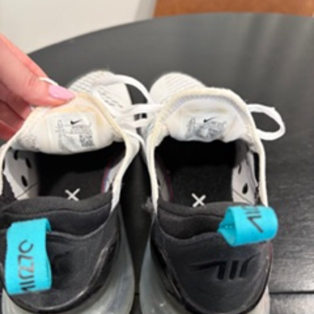 Women's Nike Air Max 270's Teal - White - Black 8.5W - Picture 2 of 5
